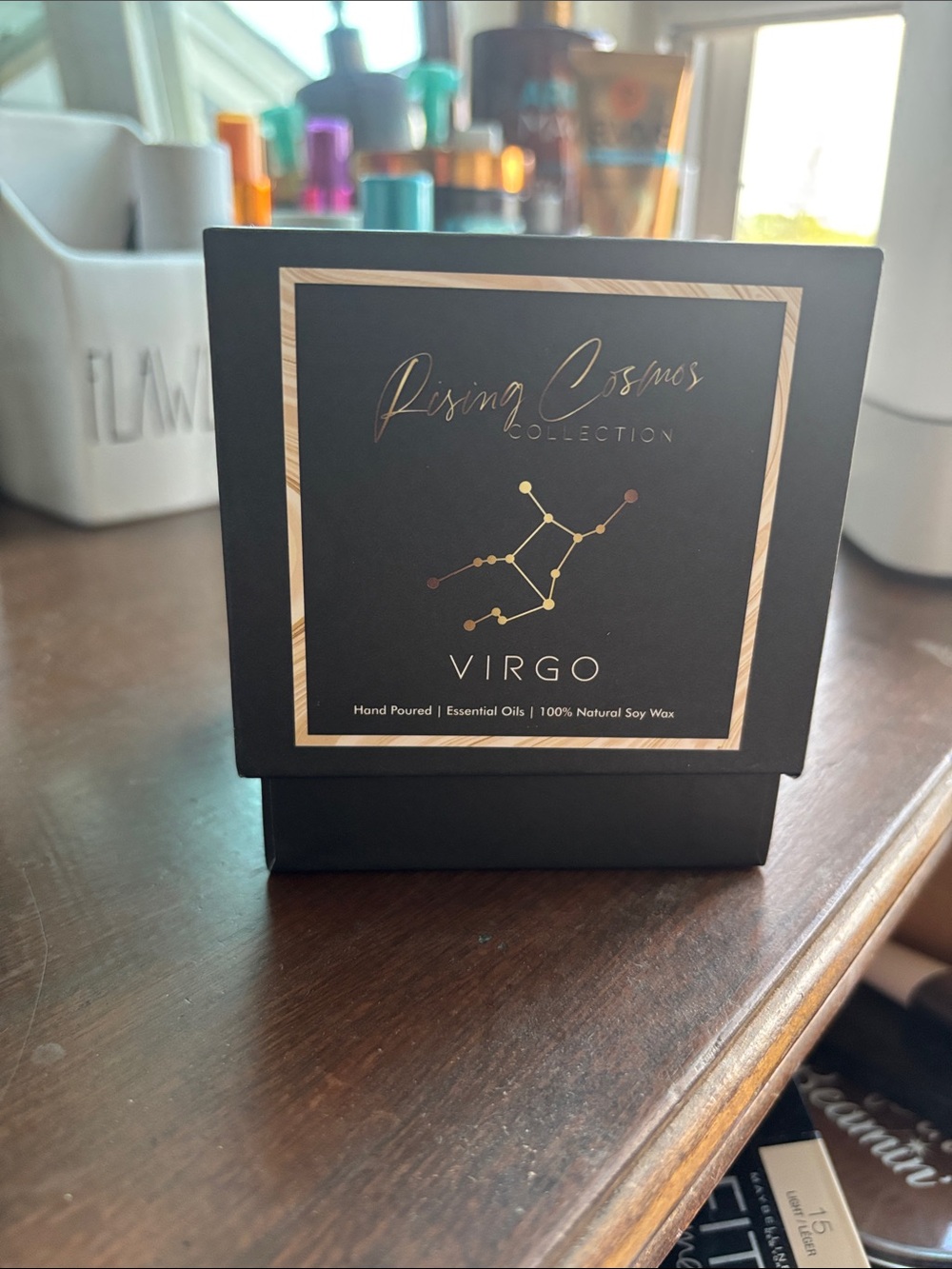 Virgo Scented Candle - Black
